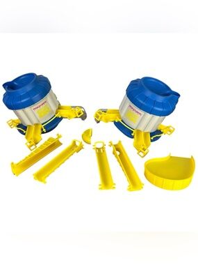 ROKENBOK System Top Ball Return Silo Chute Monorail Lot Of 2 And Rails for Balls